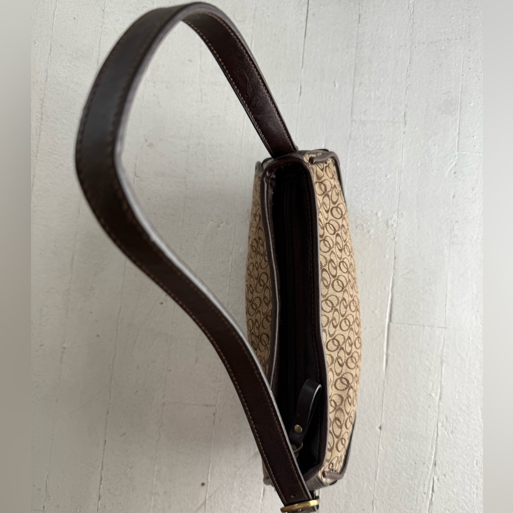 Brown Patterned Clutch - image 2